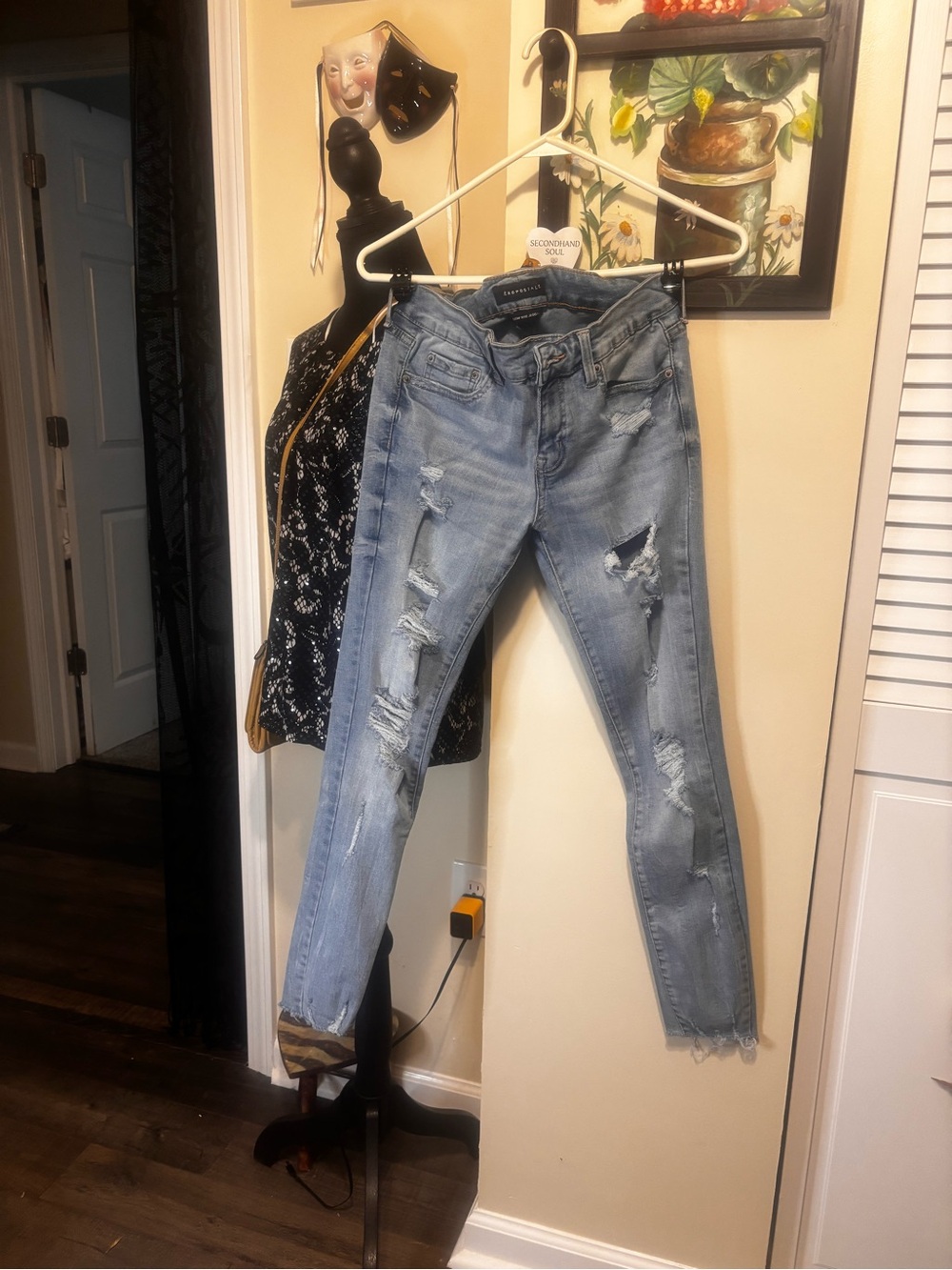 Aeropostle Distressed Light Blue Women’s Jeans